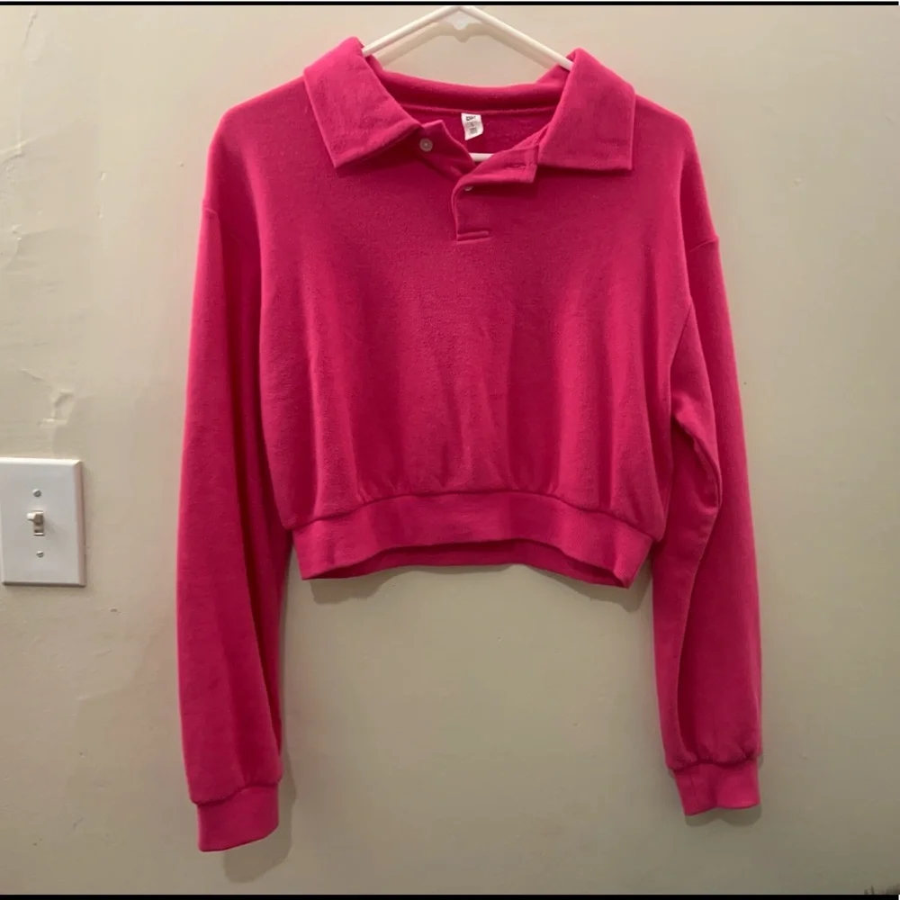 Pink BP cropped sweater - Picture 1 of 5